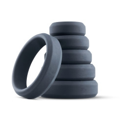 Boners Set 6 cockrings silicone Boners